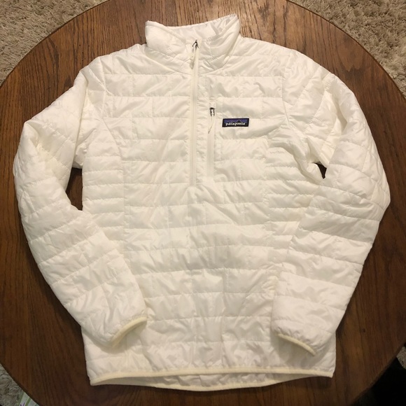 Patagonia Jackets & Coats Patagonia White Nano Puff Pullover Womens